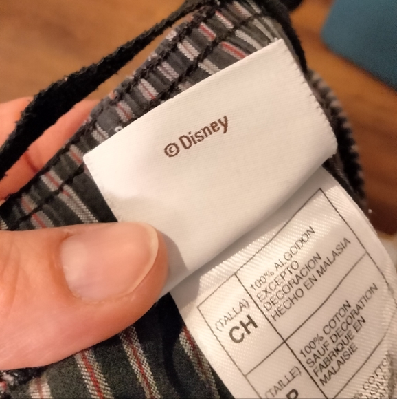 Vintage Disney Store Mickey embroidered pinstripe back pocket sleep pants S - Picture 6 of 6